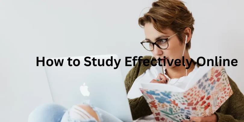 how to study effectively online
